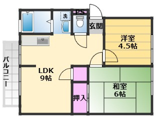 【間取り】 | サンシティー西大路