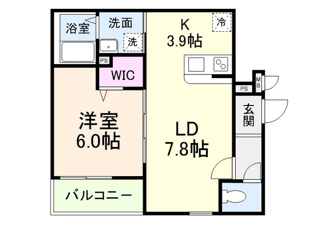 【間取り】 | カーサ綾園 