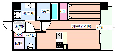 【間取り】 | レオンコンフォート新梅田