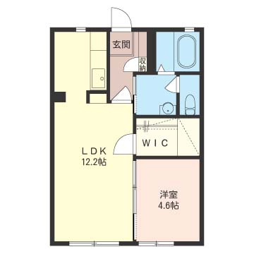 シャーメゾンなでしこＣの間取り