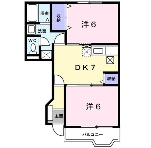 リブトーラス２番館の間取り