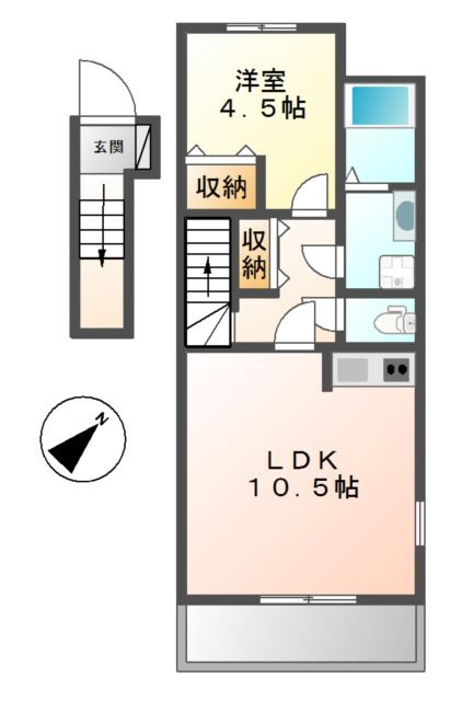 アレッタディモーラの間取り