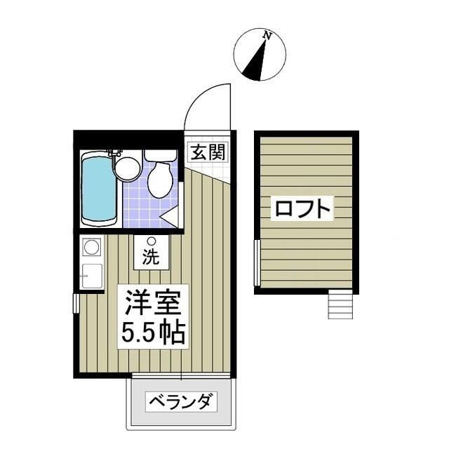 グリーンハイツⅢの間取り