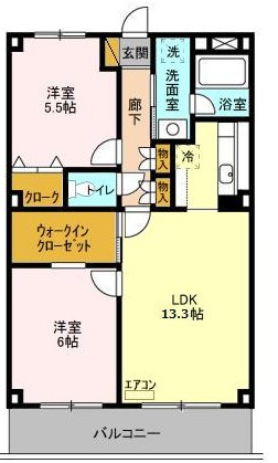 アルファークレストの間取り
