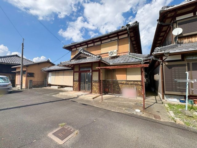 草津市志那中町　建築条件無し売土地の前面道路含む現地写真