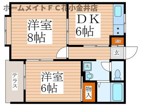 【間取り】 | ハイツハピネス