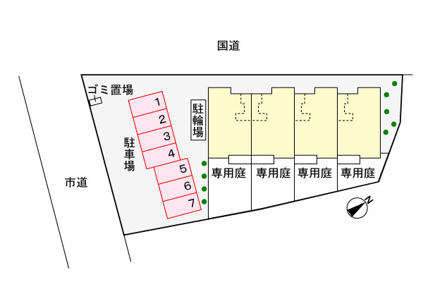 フェリーチェの区画図