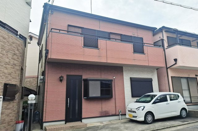 堺市中区新家町の外観|外観（外壁塗装前：建物前面のみ）