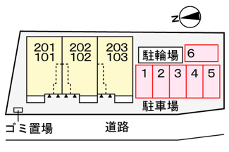 【駐車場】 | メゾン　ブリアン