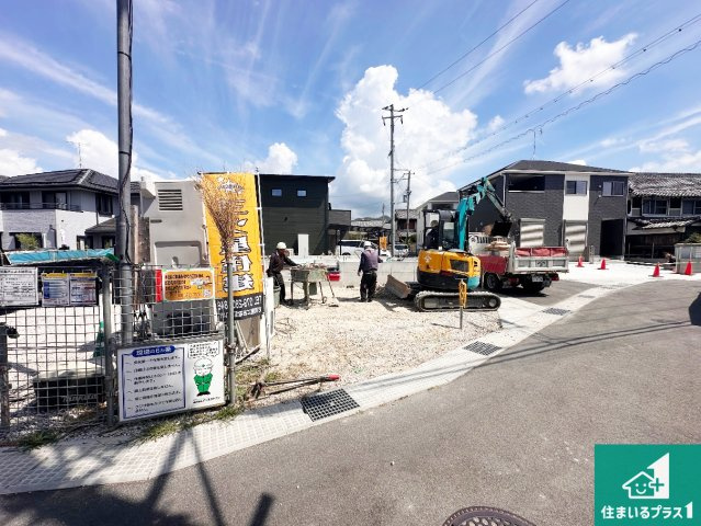 姫路市別所町小林　第7期　新築一戸建ての外観|現在建築中！落ち着いた街並みで新生活を始めることが出来そう！周辺の物件も併せてご紹介させて頂きます！