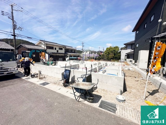 姫路市別所町小林　第7期　新築一戸建ての外観|現在の進捗状況です！順調に作業進行中、完成が待ち遠しいです！詳細の間取り等、お気軽にお問い合わせください！