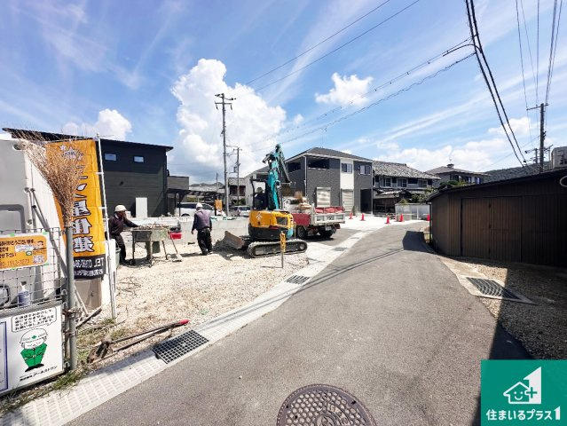 姫路市別所町小林　第7期　新築一戸建ての外観|周辺は落ち着いた街並みの住宅地！子育てがしやすい住環境です！まだ未完成ですが、現地でしかわからない事もございます。是非一度ご覧ください。