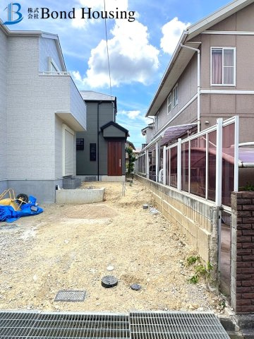 西神中央駅徒歩圏内　竹の台1丁目　新築2区画　B号棟の庭