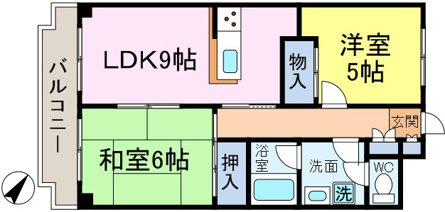 クレセントパレスの間取り