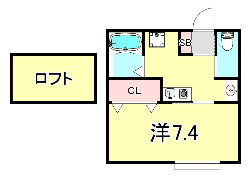 シャルマンメゾン上沢の間取り