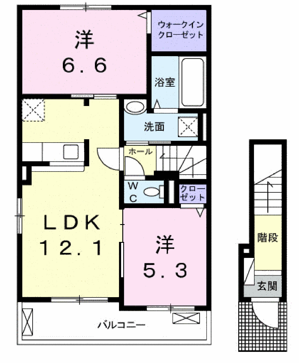グラチチュードの間取り