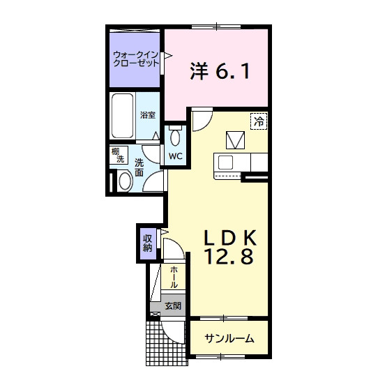 キャトル・セゾンⅠの間取り