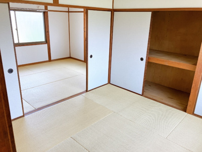 【寝室】 | 椿ハウス　8号棟 | 和室6帖
