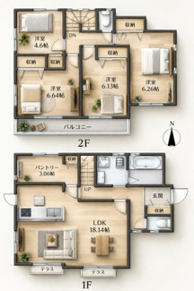 【間取り】 | 世田谷区喜多見3丁目