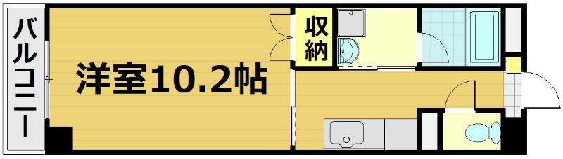 エリーフラッツ京町 の間取り