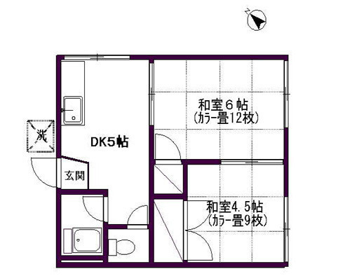 【間取り】 | 文月荘