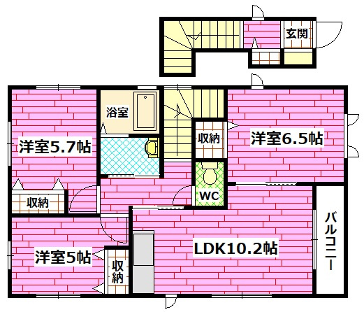 グリーンタウンの間取り
