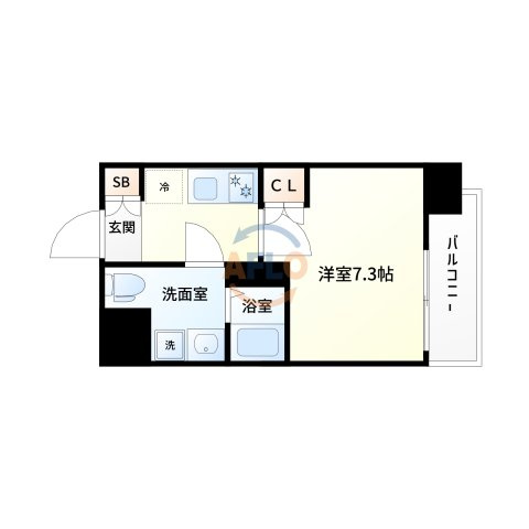 アスリート江坂2番館の間取り|アスリート江坂Ⅱ番館　間取り