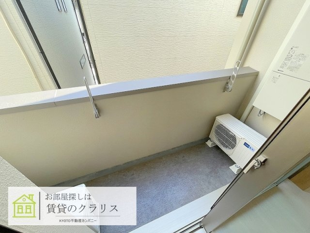ロータス京都西大路のバルコニー