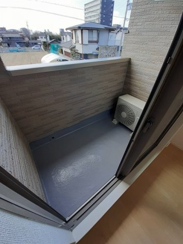 クラール観光町Ｃのバルコニー