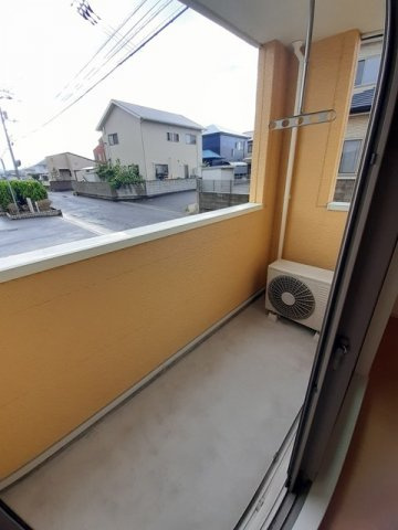 クラール元山サウスＡのバルコニー