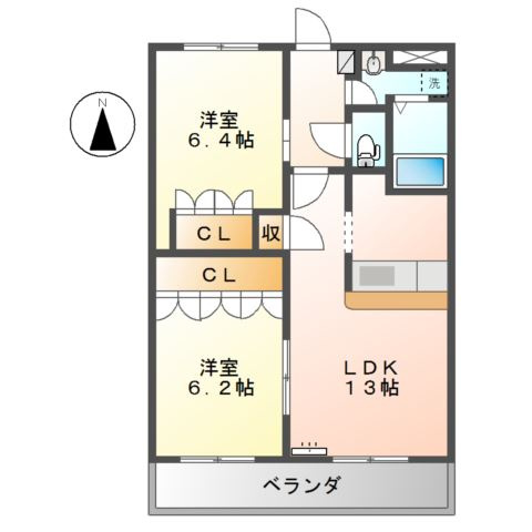 アルカディアＡ棟の間取り