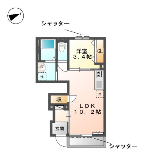 あいトピアの間取り