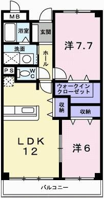 ラフォーレ広畑の間取り