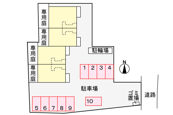 ストロベリーハイツの区画図