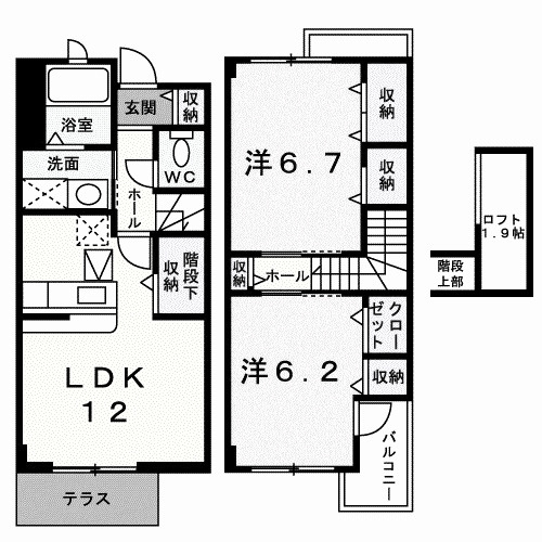 グレースコート　C棟　の間取り
