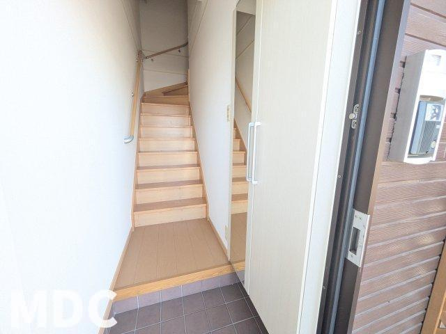 スプリット参番館の玄関