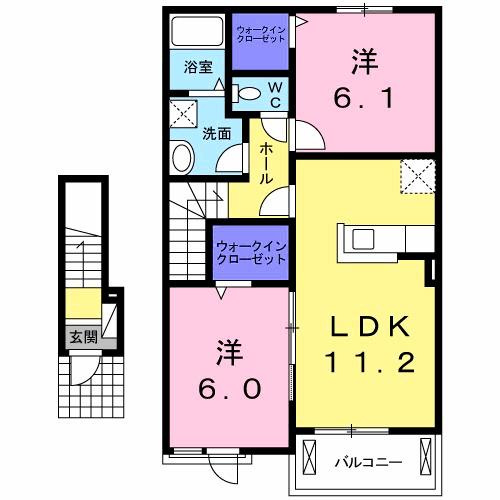 レイナ Ⅰの間取り