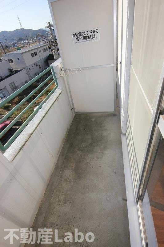 第２百田ハイツのバルコニー