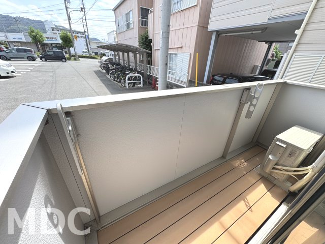 Ms’弐番館のバルコニー