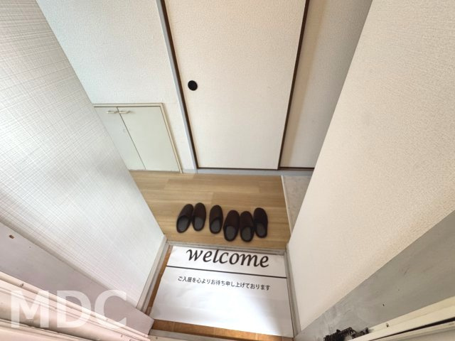 セジュール住吉　A棟の玄関