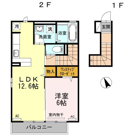 ベイブランシェ　C棟の間取り