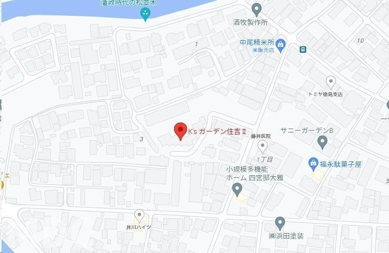 K`sガーデン住吉IIの地図