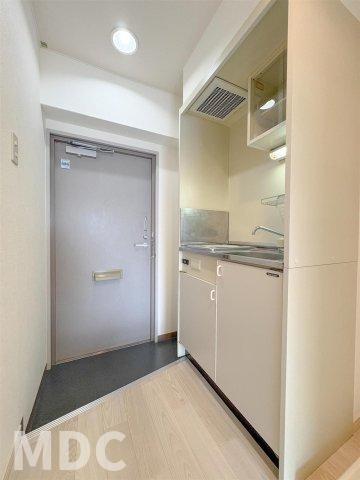 佐古一番町ハイツＡ館の玄関