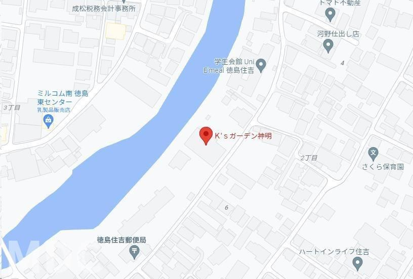 K`sガーデン神明の地図