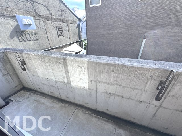 ハーバーハイツ万代町のバルコニー