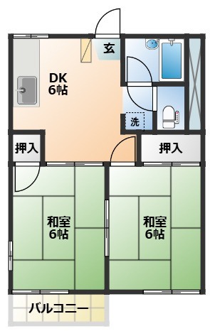 パークハイムⅠの間取り