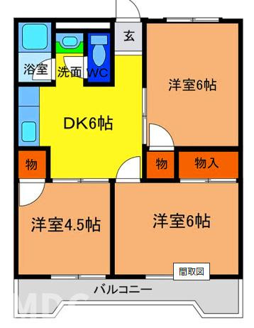 セグラ南沖洲の間取り
