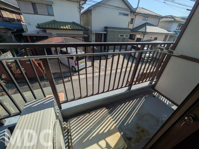 ハイツ21のバルコニー