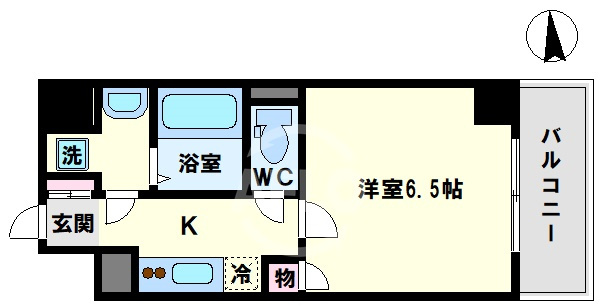 U-ro鶴橋駅前の間取り|U-ro鶴橋駅前（ウーロツルハシエキマエ）　間取り