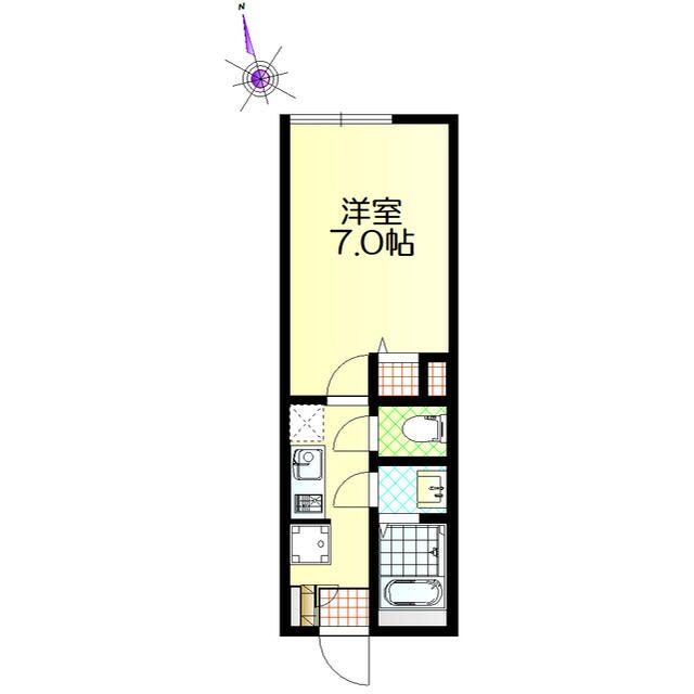 アースお花茶屋の間取り